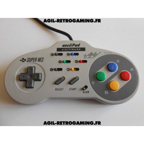Manette SNES Turbo asciiPad - Agil-Retrogaming